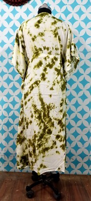 URMOSTIN Donna Caftano Abito Lungo Da Spiaggia Maxi Parei Copri Bikini - Foto 3