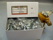 Gray cap snap button 45 series Kane-M 45-0400-A 1000 pcs