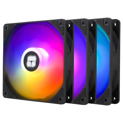 TL-C12C-S X3 CPU Fan 120mm ARGB Case Cooler Fan 4pin PWM Silent Computer Fan
