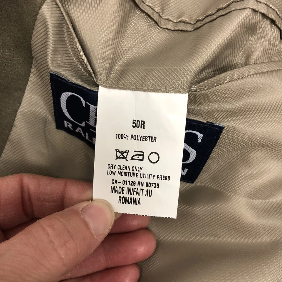 Chaps Ralph Lauren Modern Sport Coat Microfiber Jacket ULTRA SUEDE Soft Blazer - Image 3 of 4