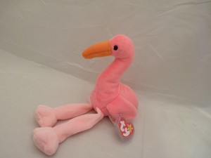 Feb 13 1995 Ty Beanie Babies Collection Pinky The Flamingo Mwmt W s 11 Inch Ebay