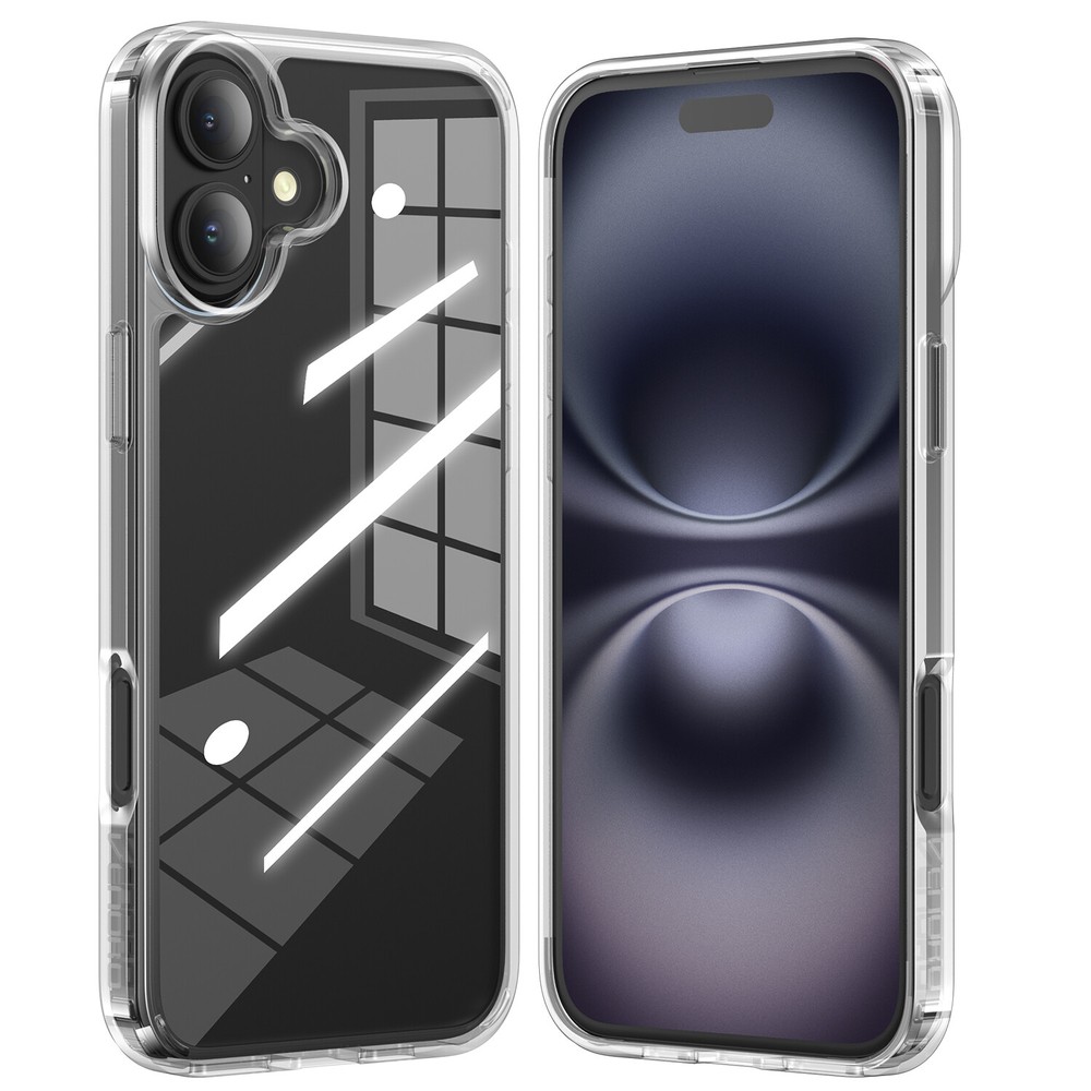For iPhone 16 /16 Plus/16 Pro/16 Pro Max Clear Slim Case Phone Cover Shockproof