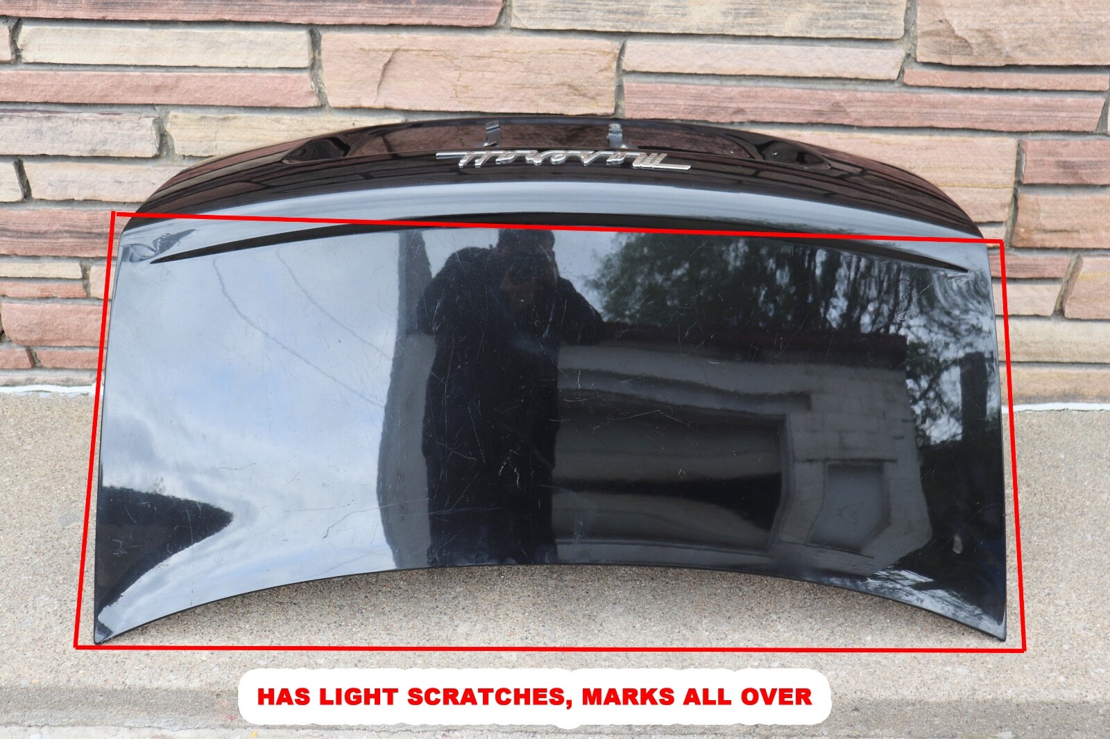 P2005182 2003-2011 Maserati Quattroporte M139 Trunk Lid  Black OEM
