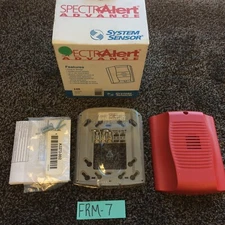 SYSTEM SENSOR SPECTRALERT ADVANCE HR HORN RED NEW - NEW OLD STOCK  NOS - NOB