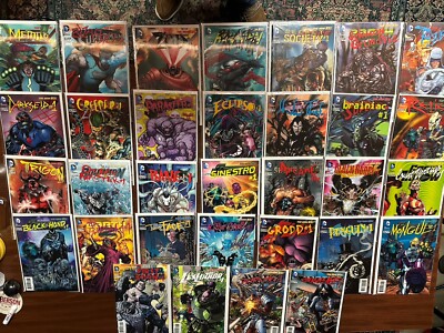 New 52 Villains Month Lenticular / 3D covers  Lot Of 28 DC Comics 2013