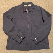 Women’s Dri Duck Expedition Jacket Navy Blue Size M Organic Cotton