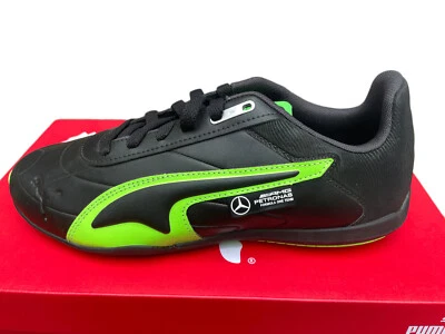 Mens Womens Casual Shoes Black PUMA MERCEDES TUNE CAT Trainers EU 40.5-43 UK 7-9 - Image 1 of 4