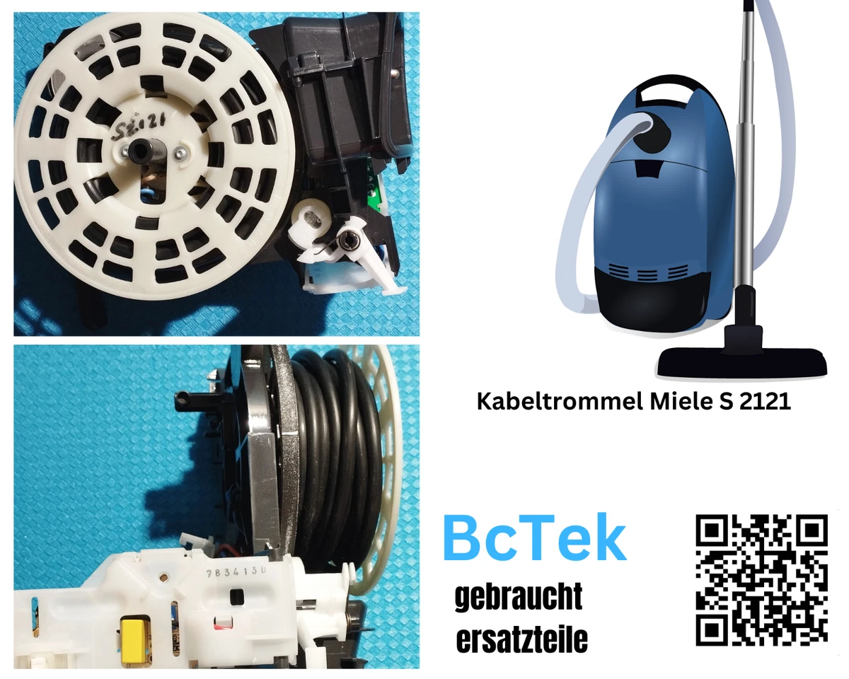 Vhbw Stromkabel Kompatibel Mit Miele S6240, S8310, S8320, S8340, S700i, S799i Staubsauger - 15 M Kabel 1000 W