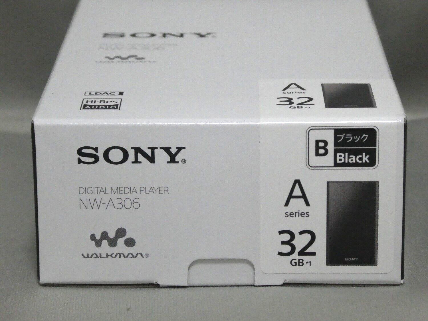 SONY WALKMAN 32GB Hi-Res A300 Series NW-A306 Audio Player Black