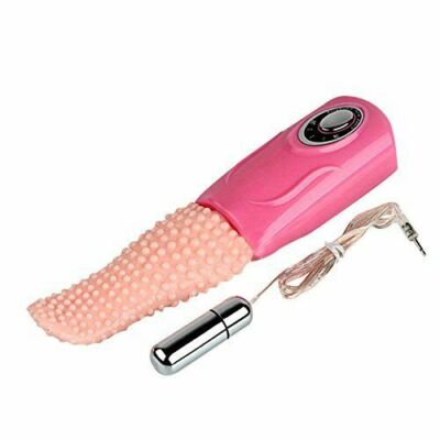 Licking Tongue: Vibrator w/ Bullet Egg G-spot Stimulator Massager, Oral Sex  Toys