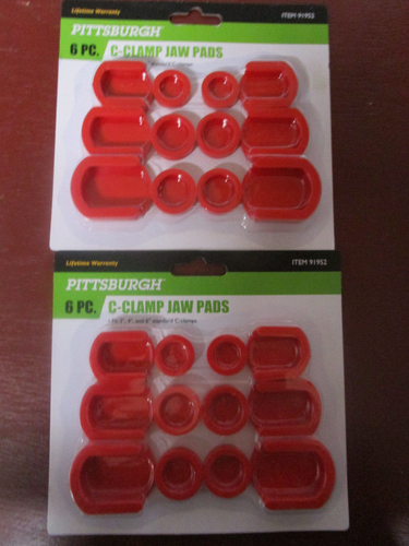 Pittsburgh C-Clamp Jaw Pads 2-12 Piece