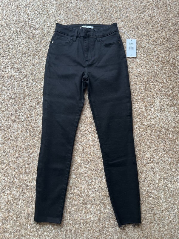 Sam Edelman Black The Stiletto High Rise Skinny Crop Jeans Size 0/25