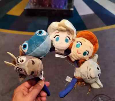 Genuine Hong kong Disney Frozen DIY Plush Ear Headband Hair Accessories Hot