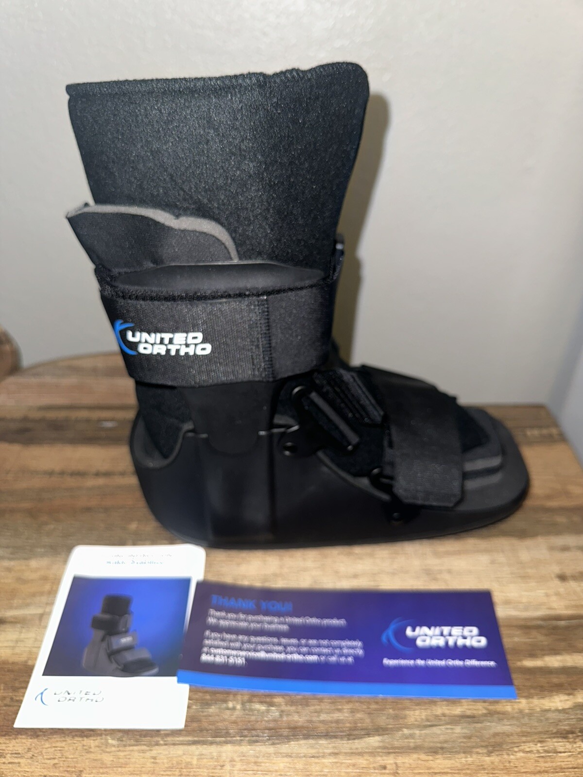 NEW United Ortho Air Stabilizer Ankle Walking Foot Brace Boot, Small eBay