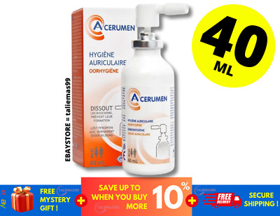 A-CERUMEN Ear Hygiene Dissolves Earwax SPray 40ml