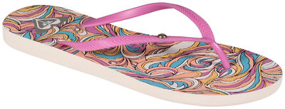 Roxy Bermuda Print Sandal - Pink / Multi - New