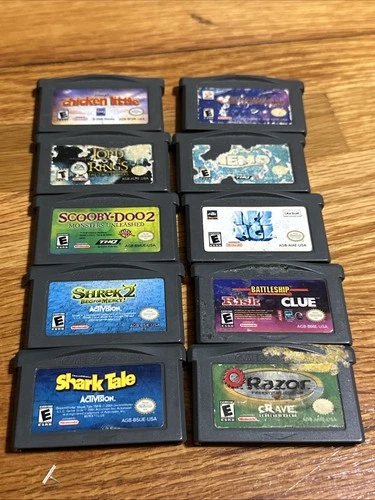10 Game Game Boy Advance Lot
