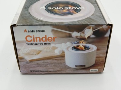 SOLO STOVE CINDER TABLETOP FIRE BOWL -  BRAND NEW IN BOX ! - NATURAL
