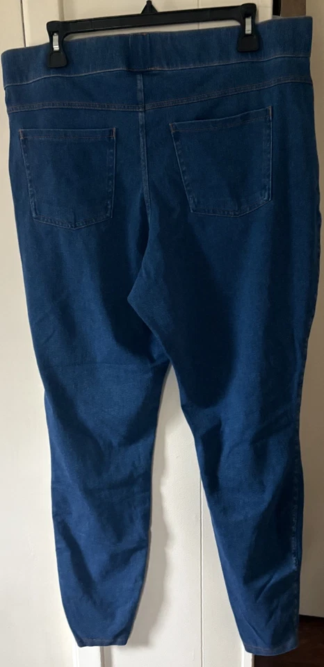 No Nonsense Clásico XXL Denim Elástico con Bolsillos Traseros Leggings Pantalones Foto 2 de 4