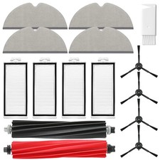 with Roborock Q5 / Q5  / Q8 Max / Q8 Max Vacuum Parts: 1 DuoRoller Brush, 4...