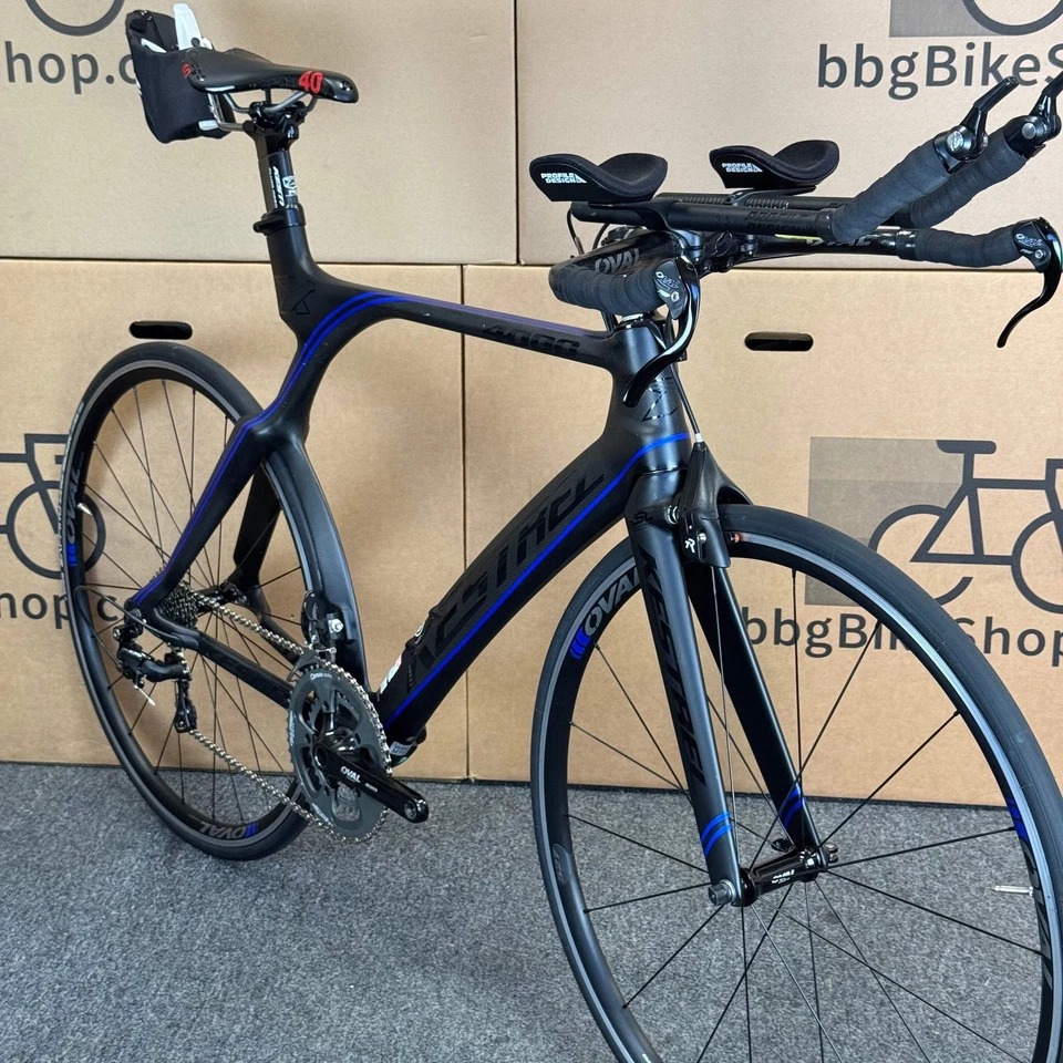 Bicicleta de carbono de triatlón usada Kestrel 4000, 11 velocidades Shimano 105-2016, 57,5 (58 cm) Foto 4 de 4