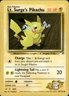 Lt. Surge's Pikachu, Gym Heroes 81/132