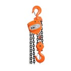 Manual Chain Hoist 3 Ton G80 Black Tempered Chain 6600 lb for Heavy-Duty Lifting