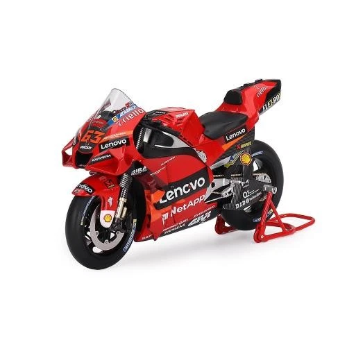 1:12 TRUESCALE Ducati Desmosedici Gp22 #63 Francesco Bagnaia 2022 TSMMC0018 MMC - Image 2 of 2