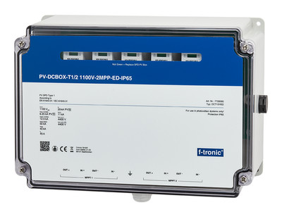 DC Überspannungsschutz Typ 1+2, für PV-Wechselrichter 1100V, für 2 MPP