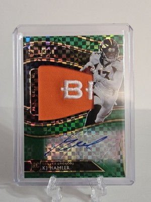 2020 Panini Select Prime Selections Signatures KJ Hamler #PSS-KJH Green Prizm /5