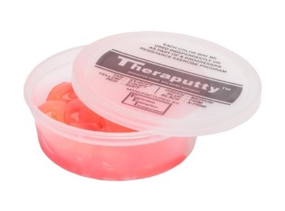 Fabrication Enterprises Theraputty Standard Exercise Putty Red Soft 4 Oz, 1