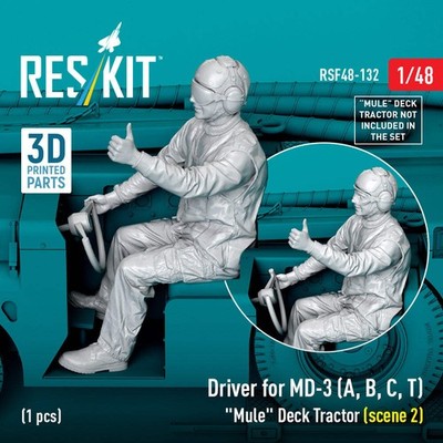 ResKit RSF48-132 1:48 Fahrer für MD-3 'Mule' Deck Traktor (Szene 2) (1 Stück)