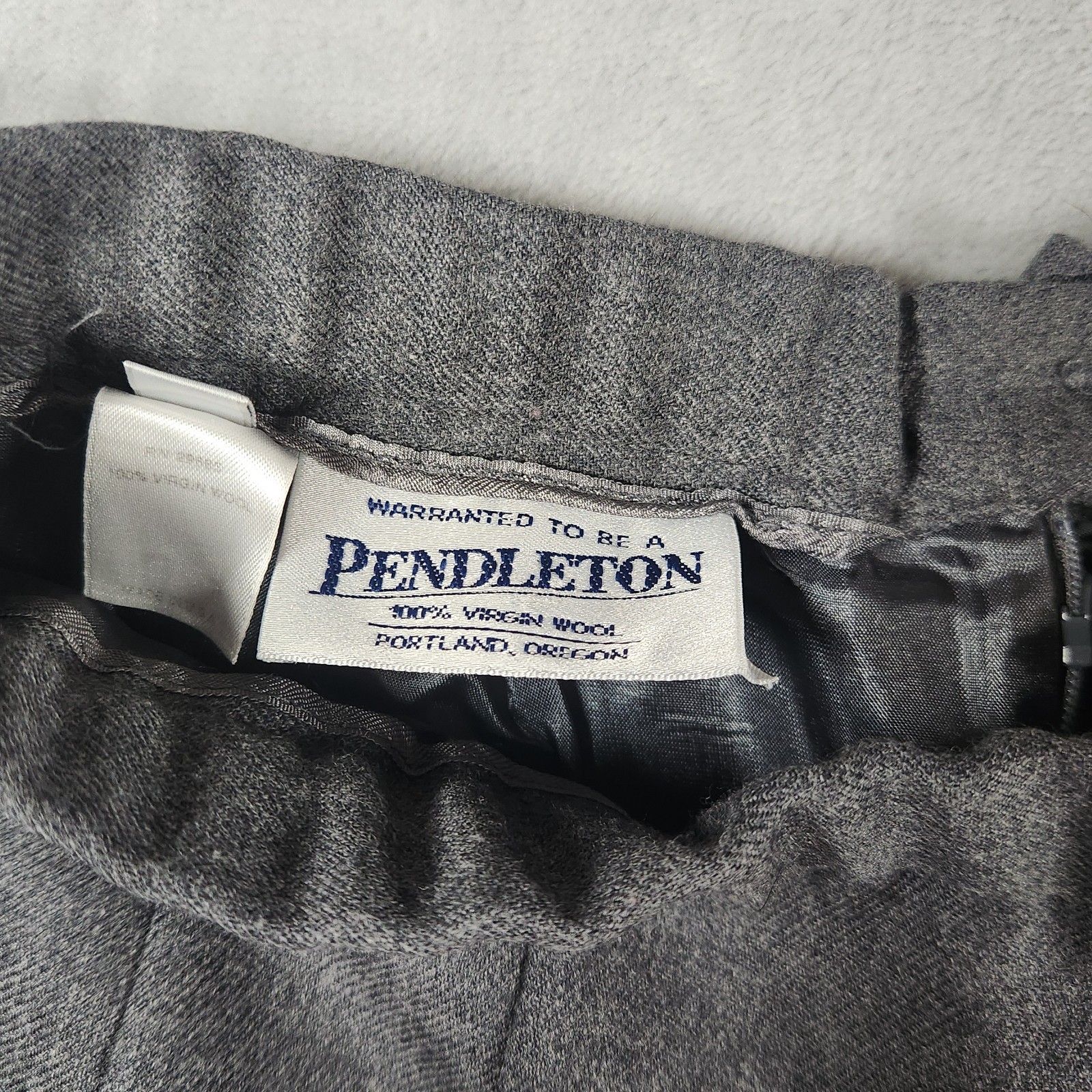 PENDLETON 100% Virgin Wool Lined Pencil Skirt Siz… - image 2