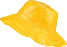 Wide-Brimmed Vinyl Rain Hat 02-Yellow/L