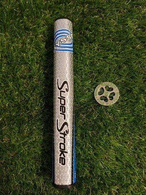 Superstroke Odyssey Slim 3.0 Silver Blue Putter Golfgriff GRATIS BALLMARKER