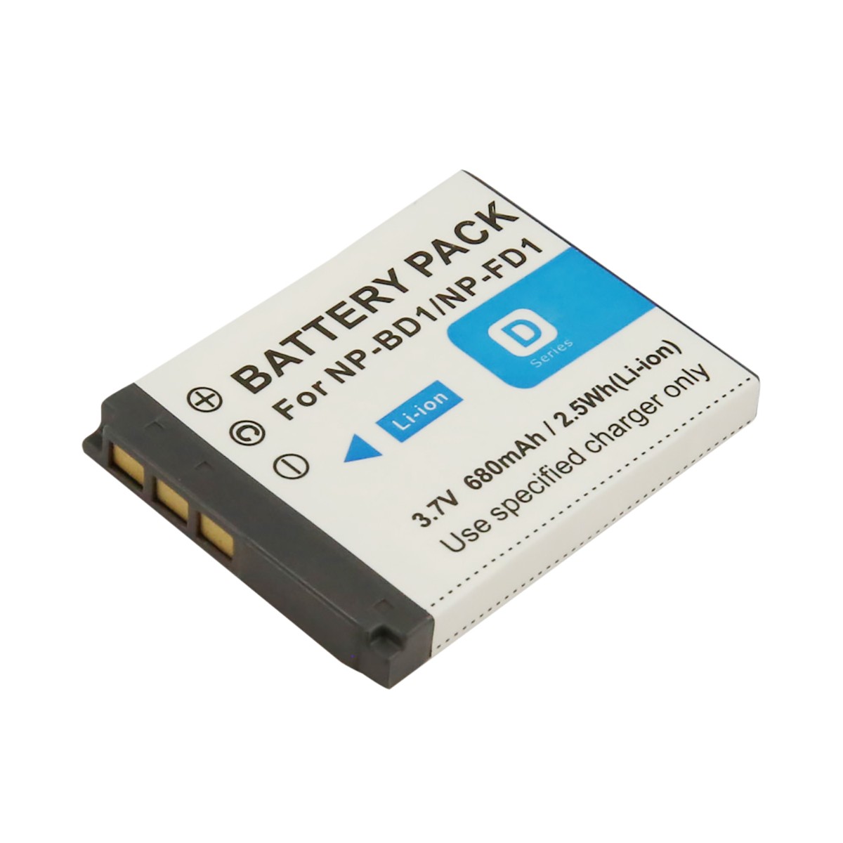 Batterie NP-FD1 Avizar pour photographier en voyage sans panne d'énergie