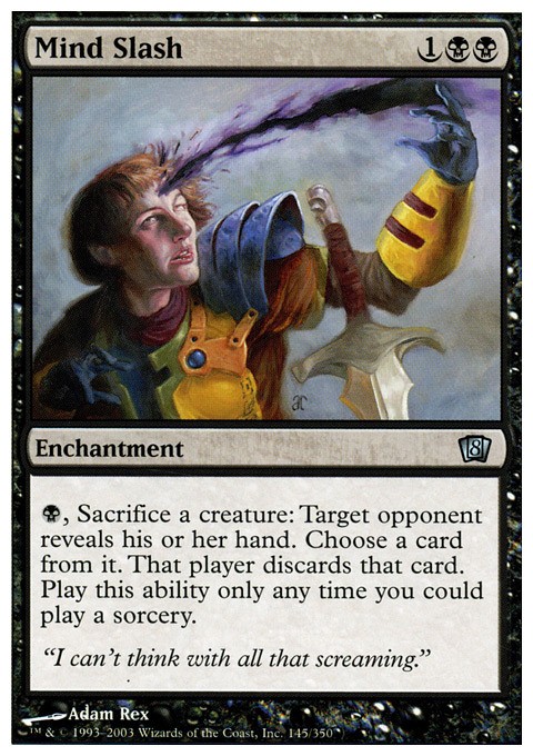 8th Edition Mind Slash - Foil x1 Light Play, English Magic Mtg M:tG