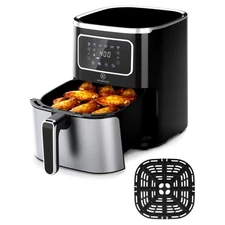 Digital Air Fryer Oven, Compact Cooker with 6 Presets and Nonstick Basket for...