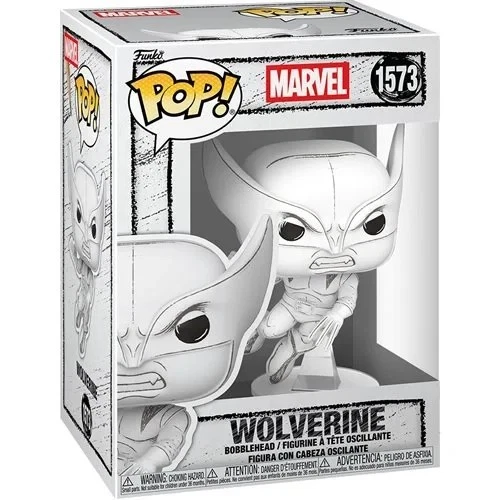 Marvel Sketched Wolverine Funko Pop! Vinyl Figure # w/Protector