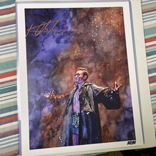 Kazuchika Okada Signed Aew Schamberger Signed Print 3/50