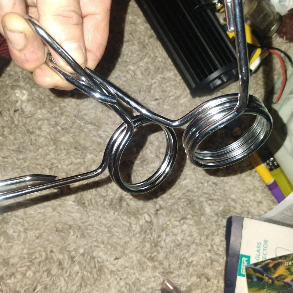 Barbell Clips Olympic Barbell Clamps Collars 2 Inches Weight Bars Lock Dumbbell - Image 3 of 3