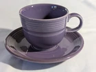 Fiesta Ware Lilac Teacup & Saucer, Made 1993-95, Exc Cond. Price Per Cup &Saucer