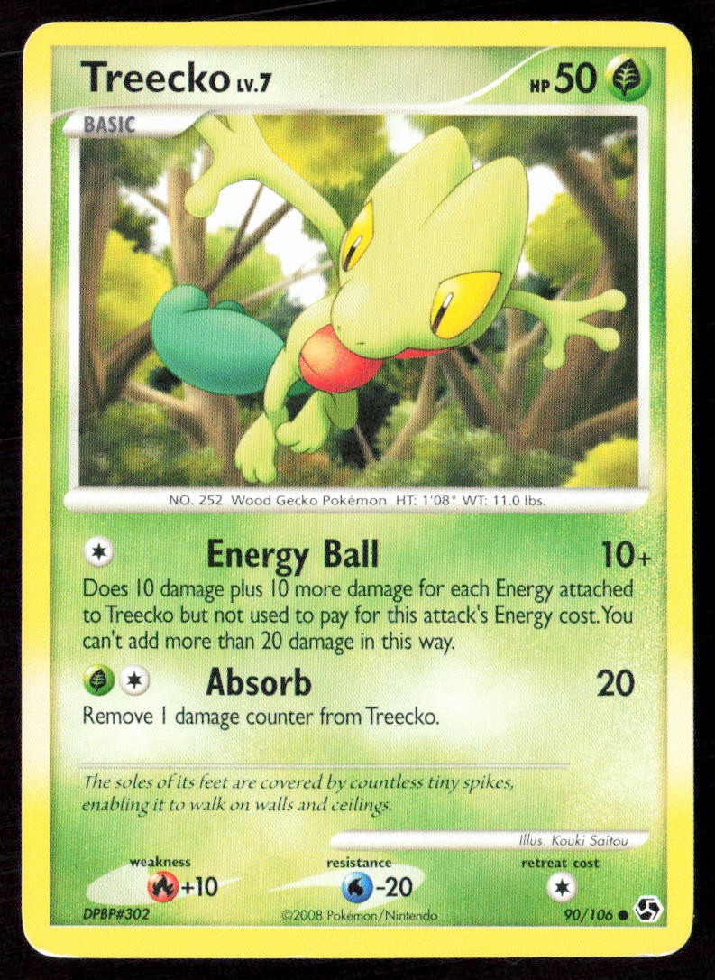 Treecko 90/106 Great Encounters Pokemon MP