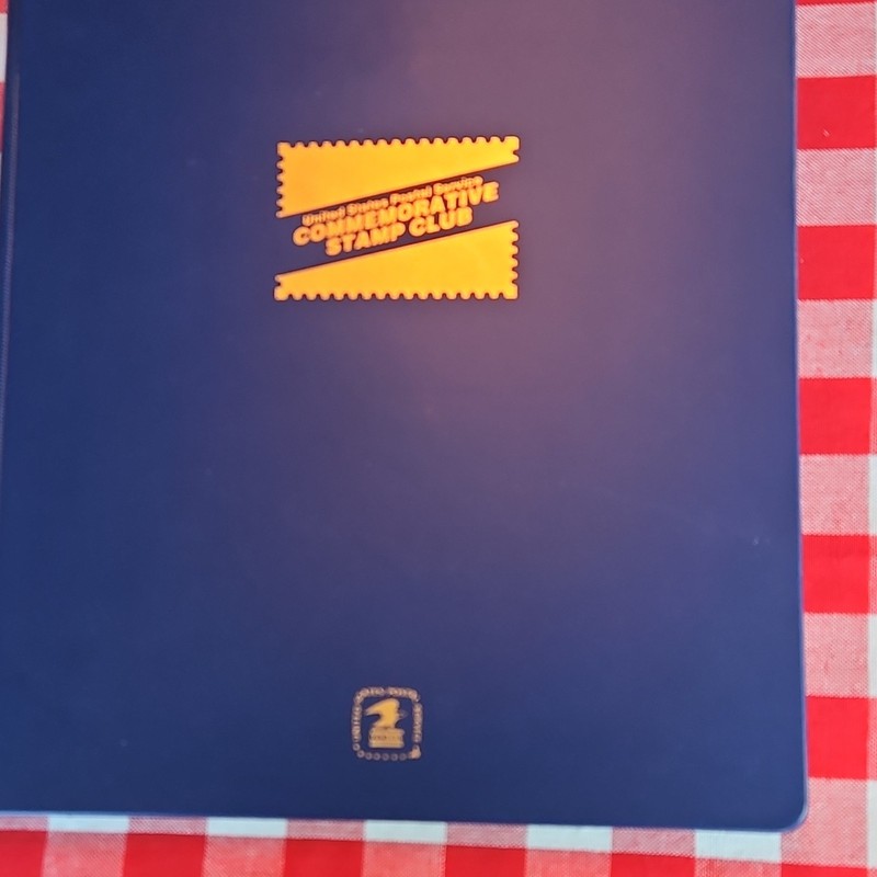 Commemorative Stamp Club Collectors Club Stamp Album 1989-1991 With Stamps