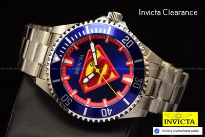 EXTREME RARE Invicta Mens DC COMICS Superman 47mm Lim Ed. AUTOMATIC Watch DC Box