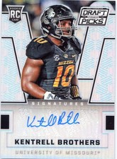 Kentrell Brothers 2016 Panini Prizm Draft Picks Autograph Silver Rookie #219 RC