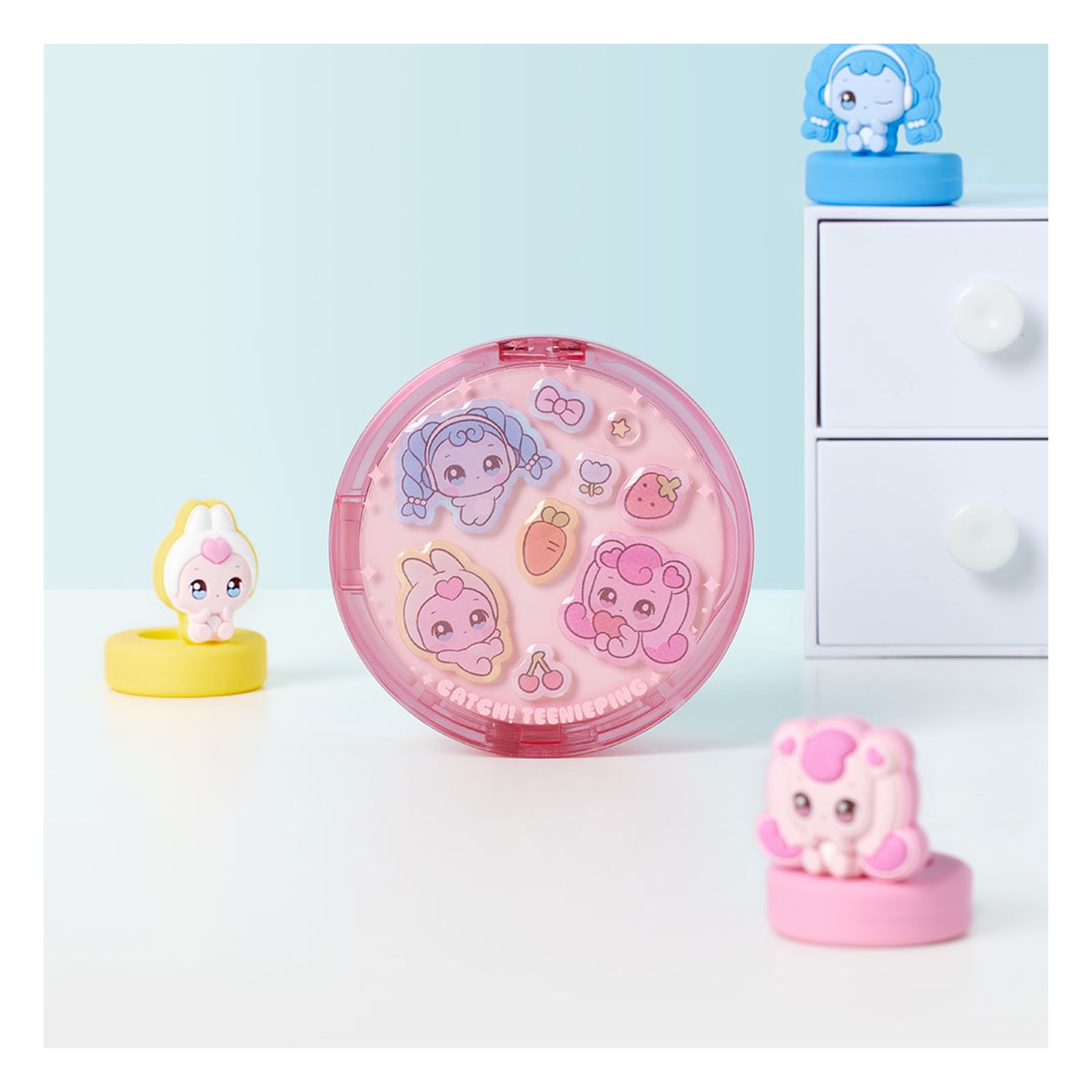 Heartsping Hatchukku DIY Kukkuseon Cushion Toy Character Goods Merch Korean Cute