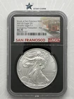 2021(S) Silver Eagle T-1 NGC MS70 FDI Emergency Production Cable Car Label