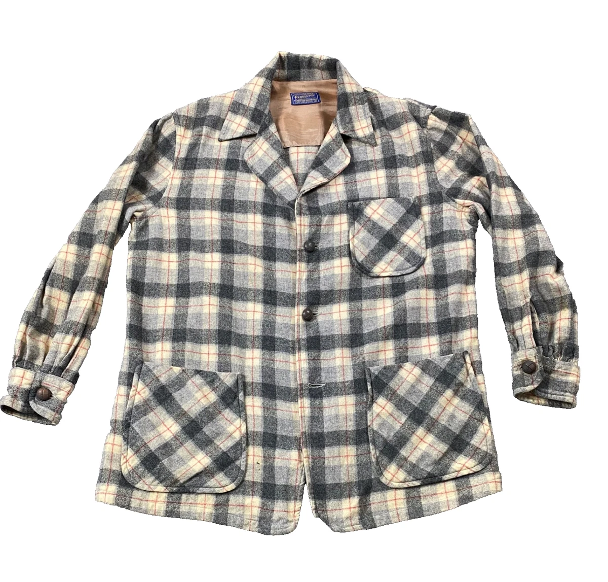 Pendleton Plaid Jacket In Vintage Outerwear Coats & Jackets For