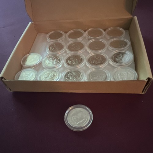 2020 D American Samoa Bat Quarter Uncirculated Coin Collection in coin capsule  - Afbeelding 5 van 5